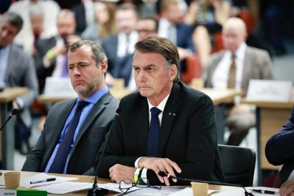 Bolsonaro no STF (Foto: Divulgação)
